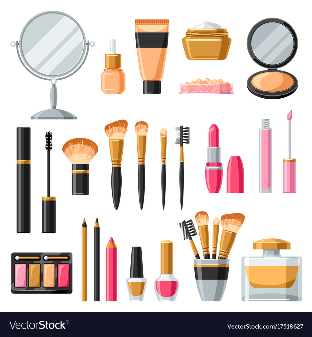 Makeup set clipart